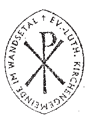 Kirchensiegel Ev.-Luth. Kirchengemeinde im Wandsetal
